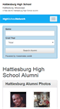 Mobile Screenshot of hattiesburghighschool.org