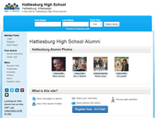 Tablet Screenshot of hattiesburghighschool.org